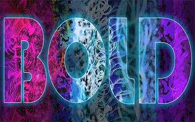 Bold strokes
