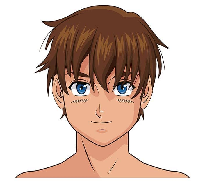 Easy Anime Drawings  Anime face drawing, Anime boy sketch, Anime drawings  boy