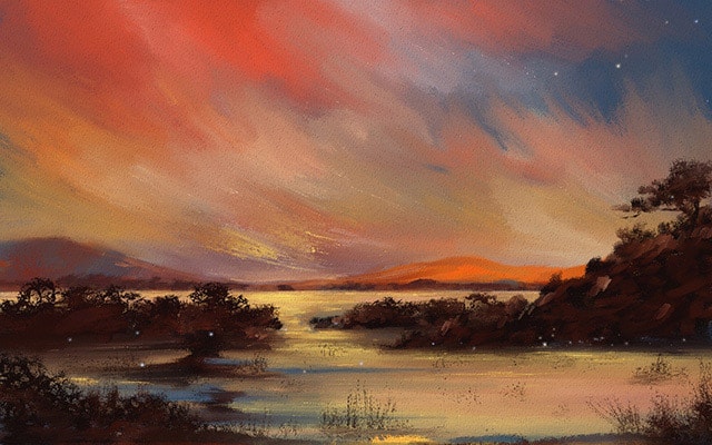 Created With Corel Painter by Karen Bonaker