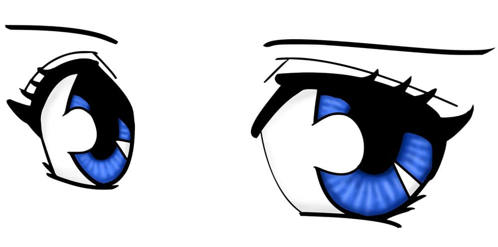 Featured image of post Sad Anime Eyes Side View Anime eyes are only made up of a few basic shapes and they don t have a lot of detail so they re