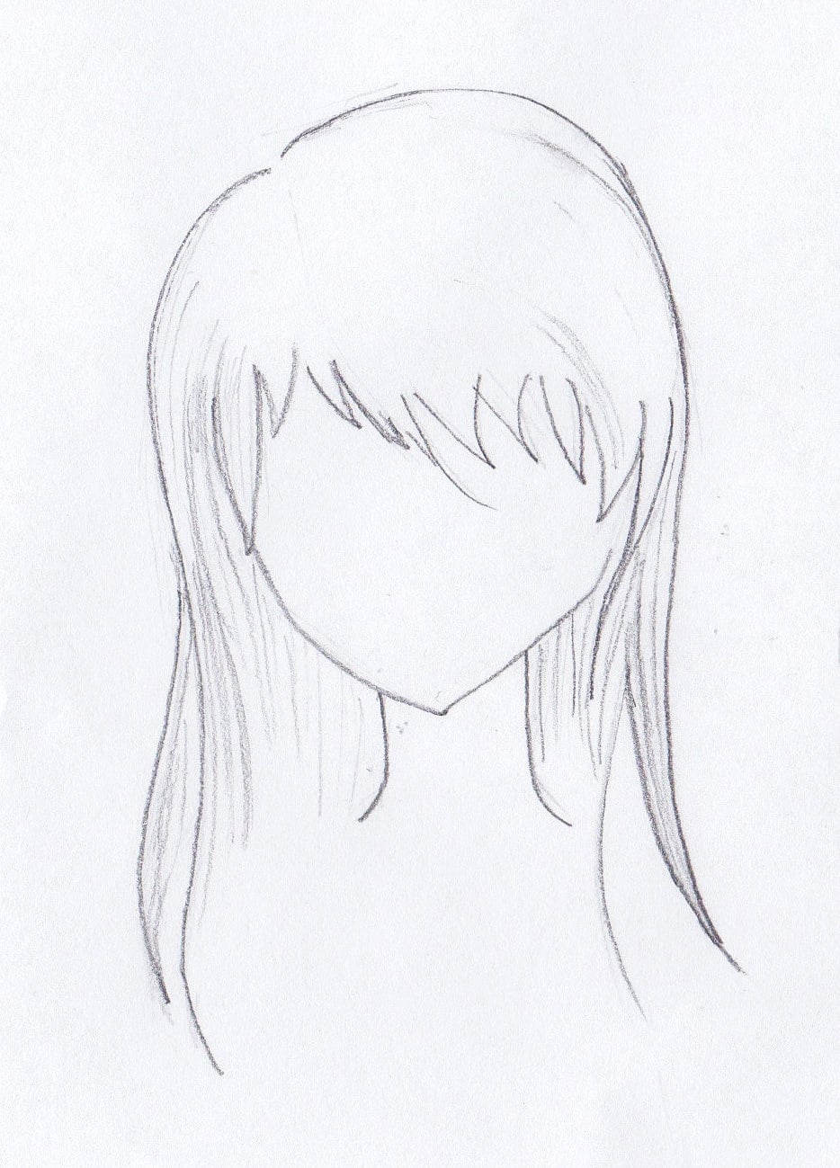 Featured image of post How To Draw Anime Hair With No Bangs / For more on drawing anime hair.