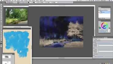 Executing the painting