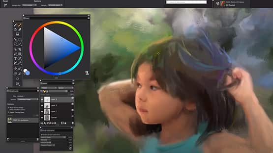 Painting the subject