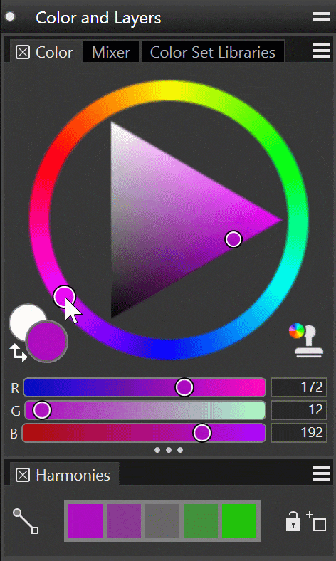 Color mixing